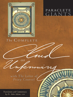 cover image of The Complete Cloud of Unknowing